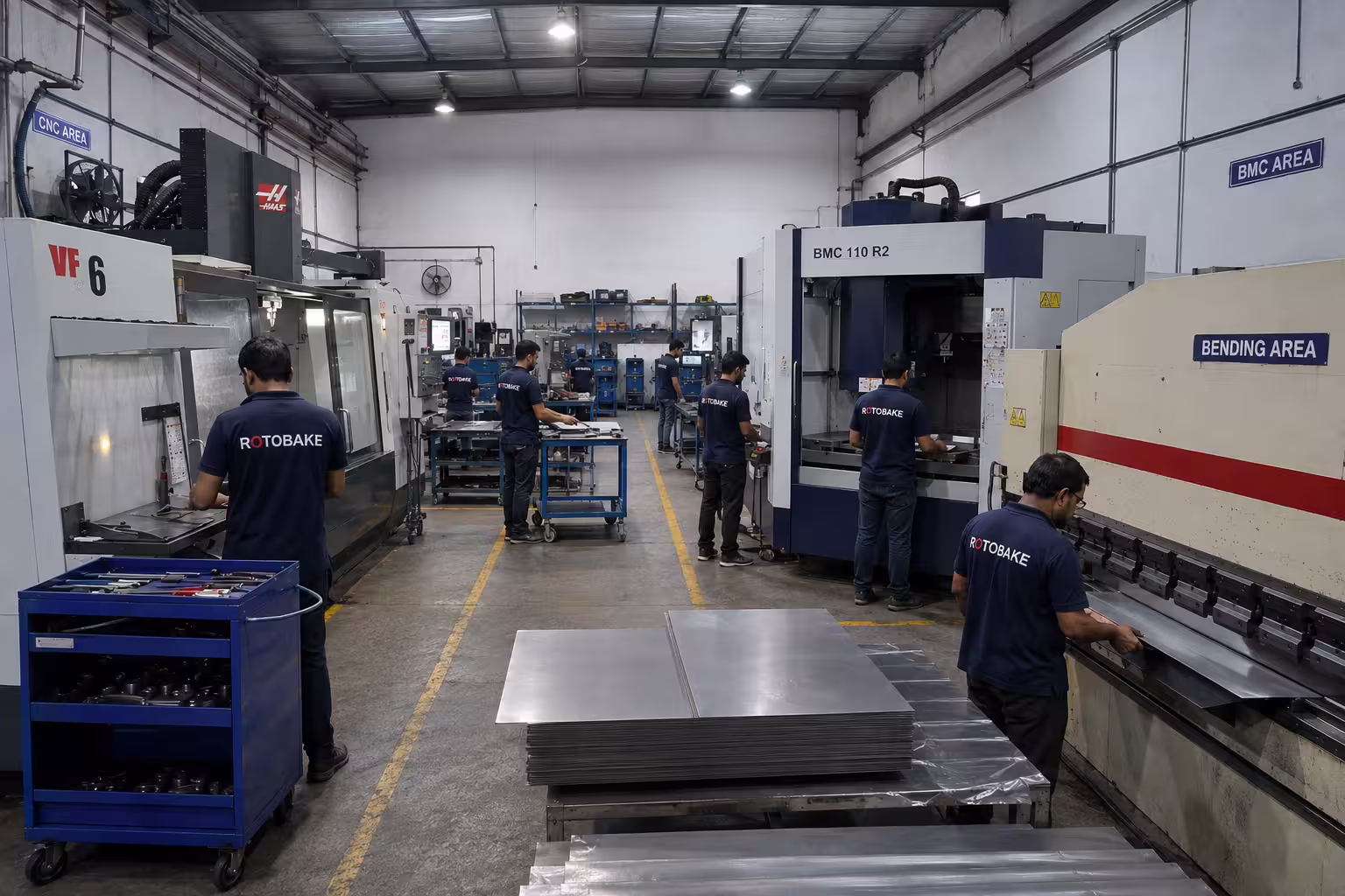 RotoBake bakery machinery manufacturing facility in New Delhi